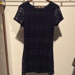 Navy blue lace Lulus dress